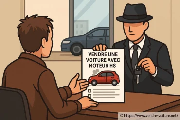 Vendre une voiture avec moteur hs à un professionnel : comment faire