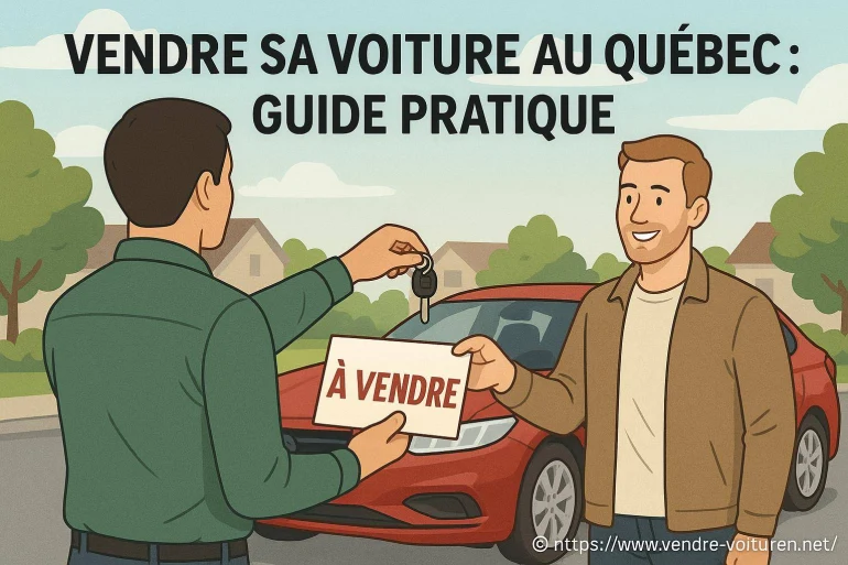 Vendre sa voiture au Québec : guide pratique pour réussir