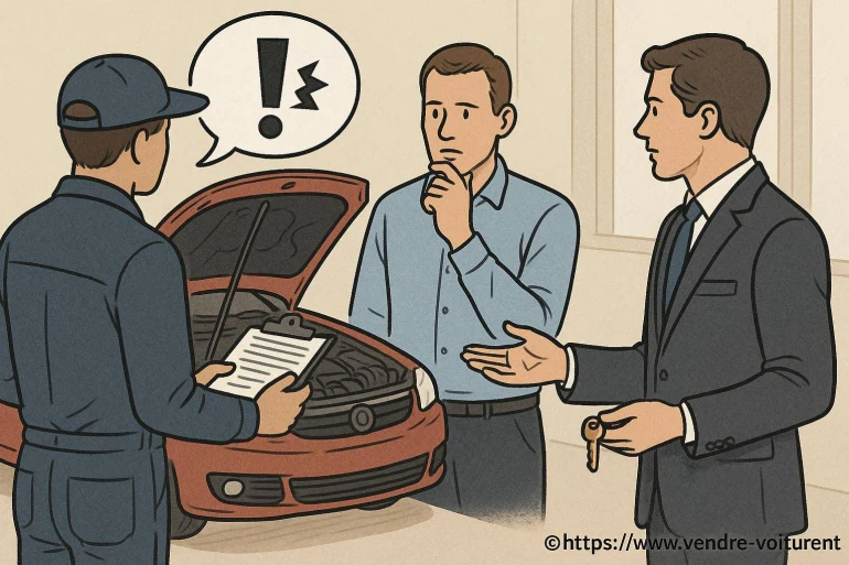 Vendre une voiture avec un problème mécanique : quelles obligations et conseils