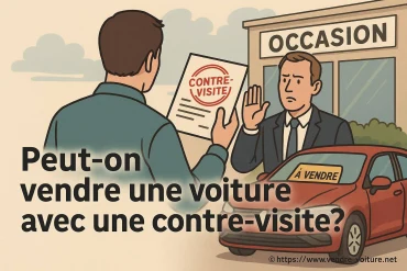 Peut-on vendre une voiture avec une contre-visite ?