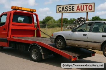 Avec quoi remorquer une voiture vers la casse ?