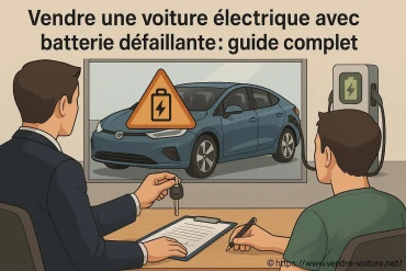 Vendre une voiture électrique avec batterie défaillante : guide complet