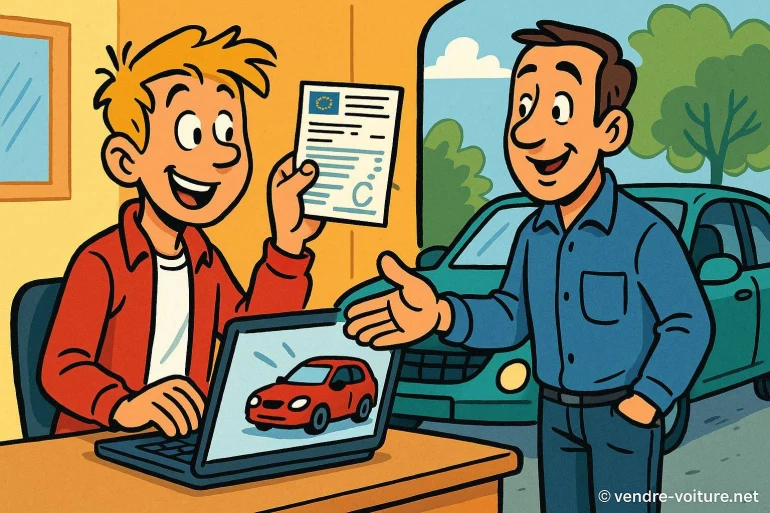 Transaction achat vente voiture