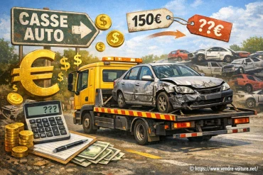Quel est le coût d'un remorquage vers la casse auto ?
