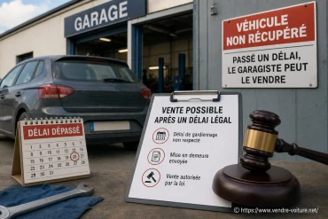 Un garagiste peut-il vendre votre voiture si vous ne la récupérez pas à temps