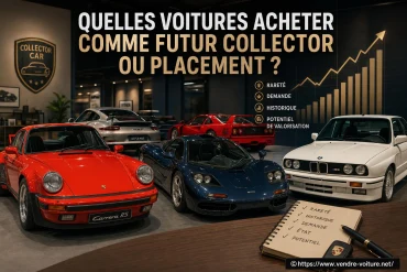 Quelles voitures acheter comme futur collector ou placement ?