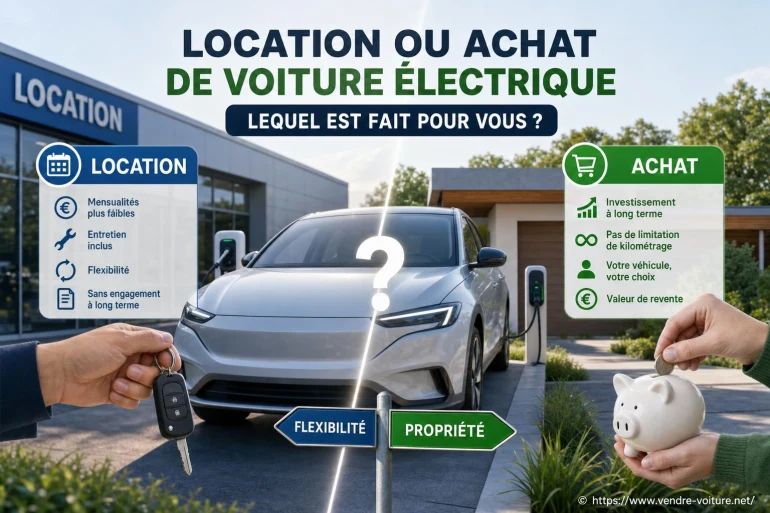 Location ou achat de voiture électrique : quel choix pour votre profil en 2026
