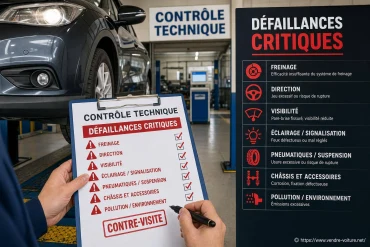 Contrôle technique : quelles sont les défaillances critiques à éviter ?
