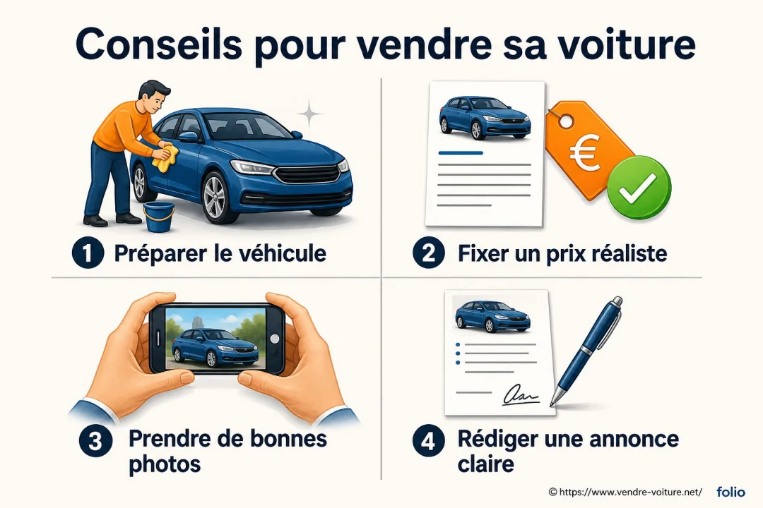 Indispensables pour vendre sa voiture sans erreur
