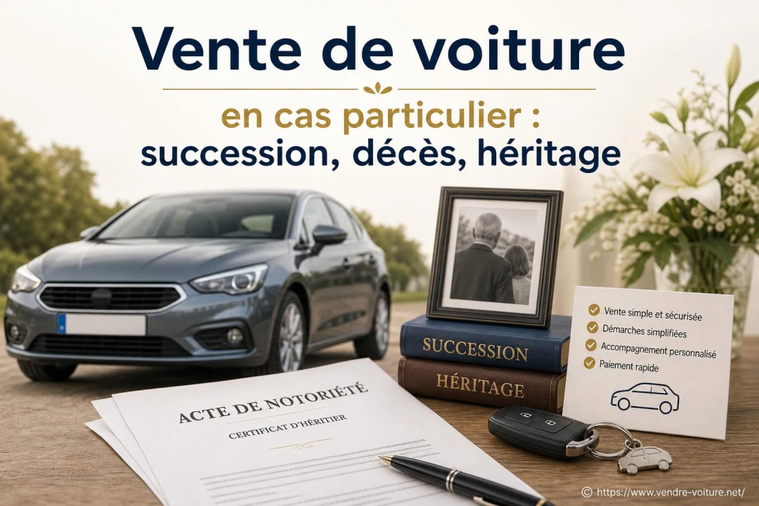 Vendre une voiture après un décès, une succession ou un héritage