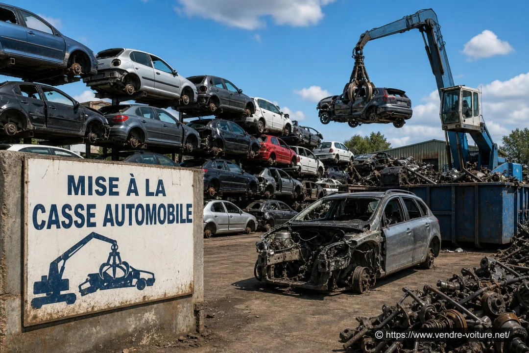 Mise à la casse et centre VHU : vendre ou détruire un véhicule hors d’usage