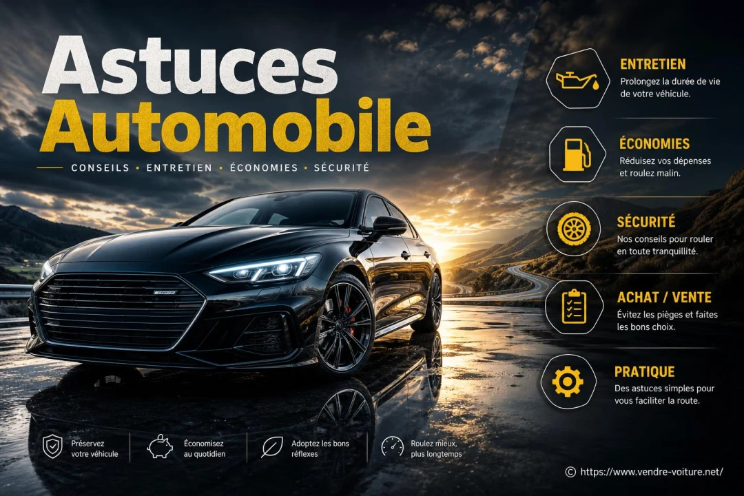 Conseils auto pratiques pour vendre, acheter et gérer sa voiture
