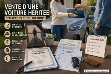 Vente d'une voiture héritée : quelles démarches et obligations respecter