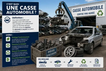 C'est quoi une casse automobile et quelle est son utilité ?