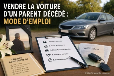 Vendre la voiture d’un parent décédé : mode d’emploi