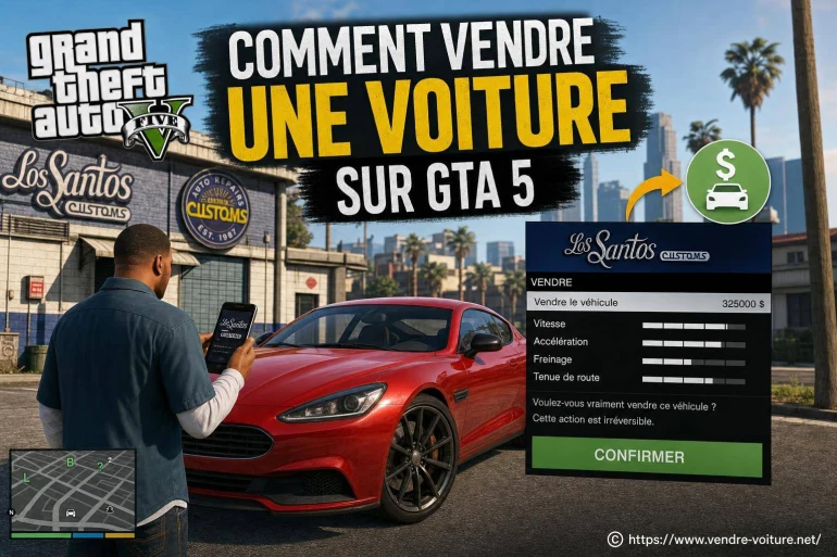 Comment vendre une voiture sur GTA 5 ? Tutoriel détaillé