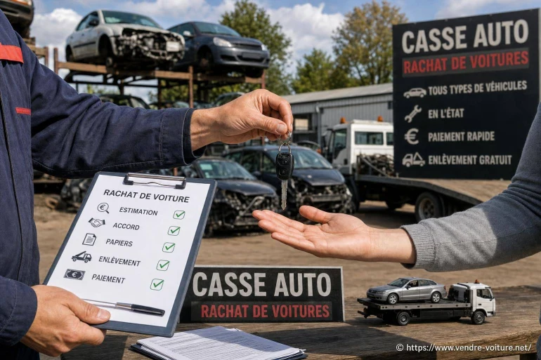 Casse auto : rachat de voiture, comment ça marche ?