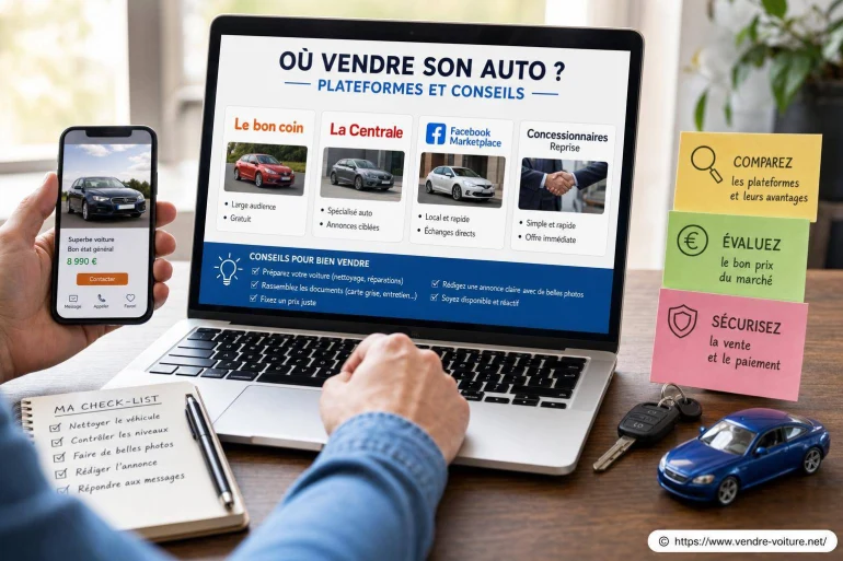 Où vendre son auto : plateformes et conseils pour une vente réussie ?