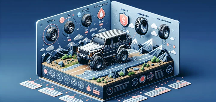 Les points clés pour choisir vos pneus de 4x4 