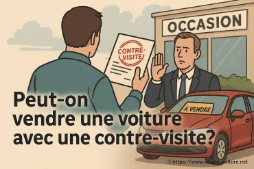 Peut-on vendre une voiture avec une contre-visite ?