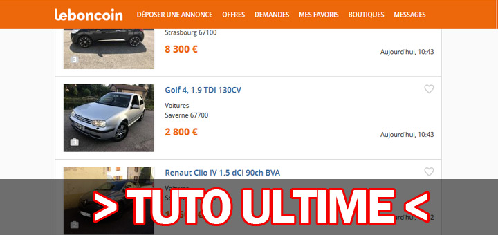 Comment vendre sa voiture sur LeBonCoin