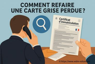 Comment refaire une carte grise perdue facilement et rapidement ?