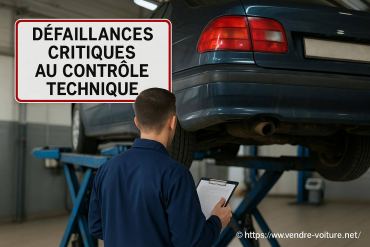 Défaillances critiques au contrôle technique : quelles sont les plus fréquentes ?