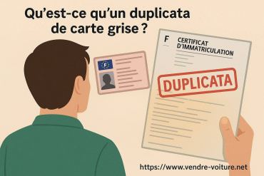 Qu'est-ce qu'un duplicata de carte grise ?