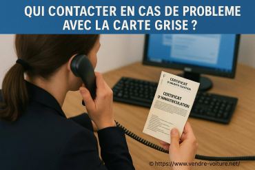 Qui contacter en cas de problème avec la carte grise ?