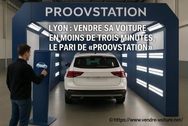 Vendre sa voiture en moins de trois minutes grâce à proovstation à lyon