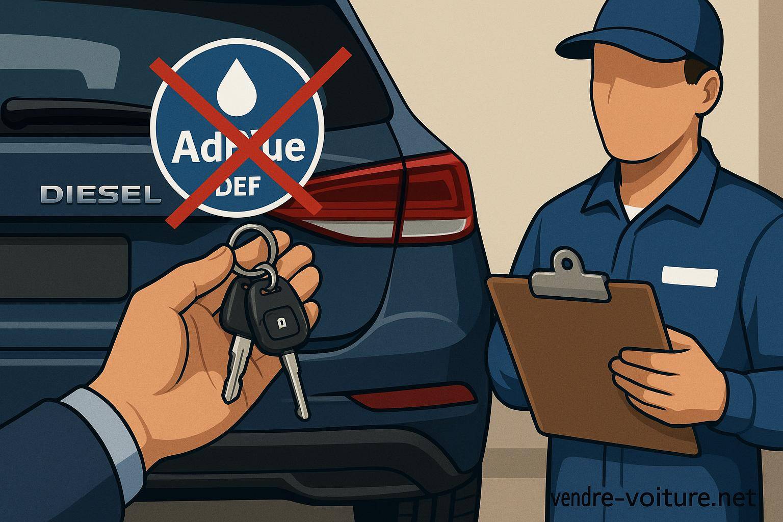 Vente de voiture sans AdBlue : quelles conséquences pour les acheteurs