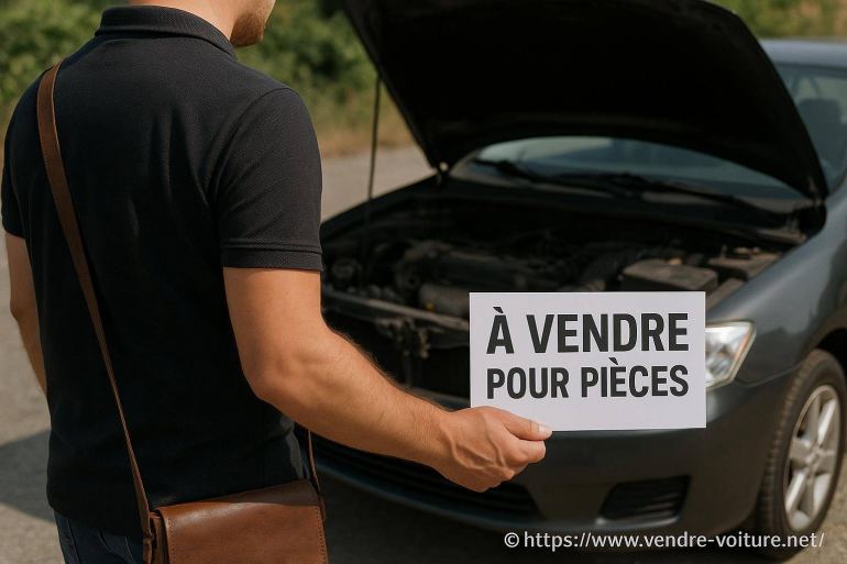 Vendre une voiture pour pièces : comment réussir la démarche