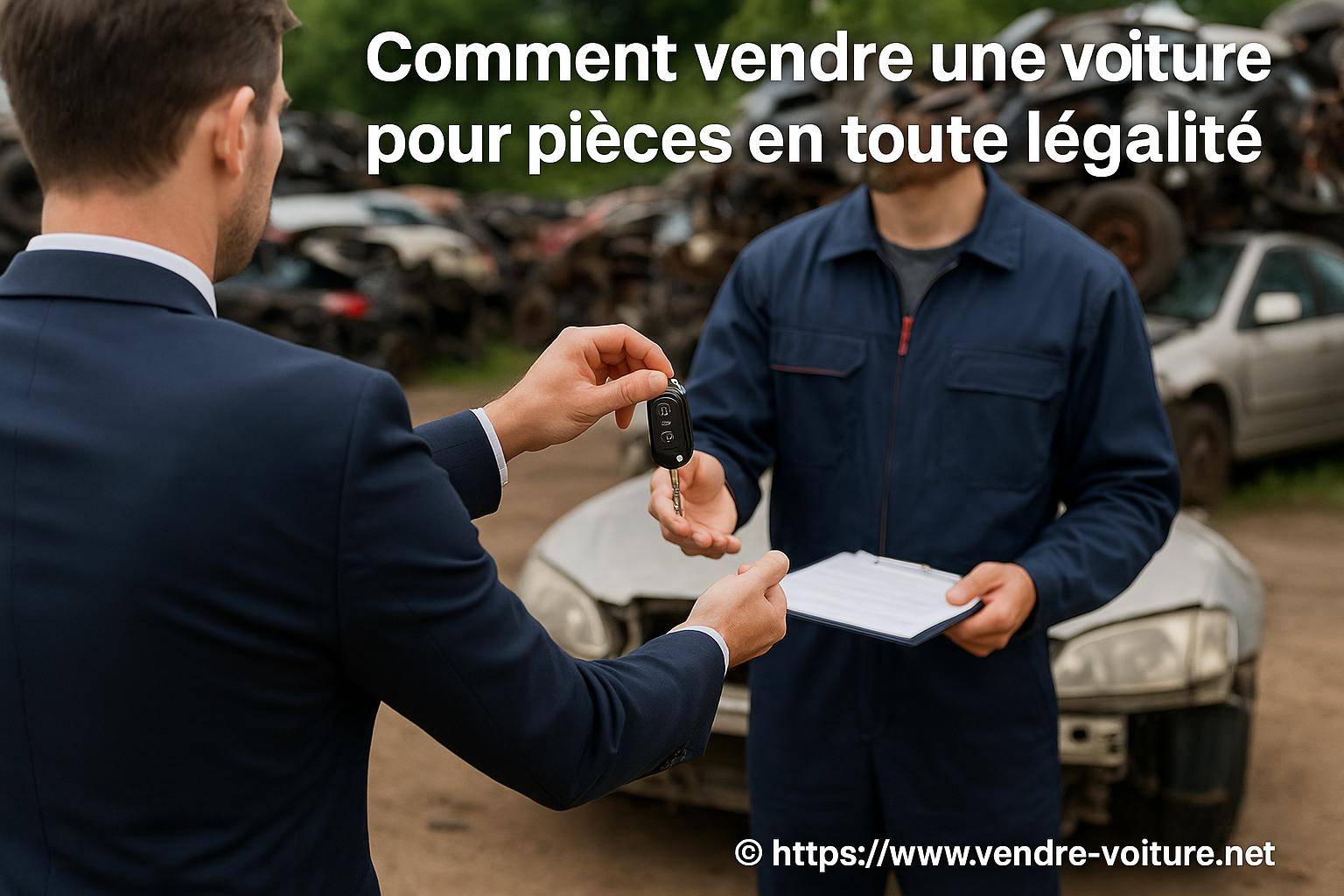 Comment vendre une voiture pour pièces en toute légalité