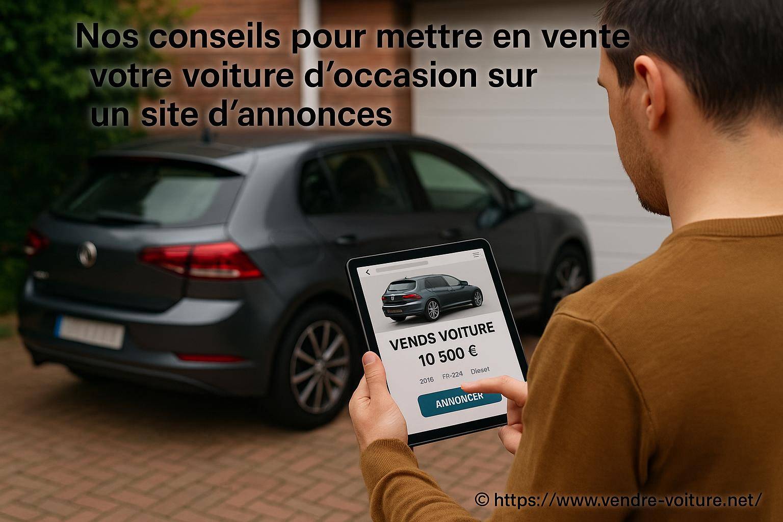 Conseils pour vendre une voiture d'occasion sur un site d'annonces