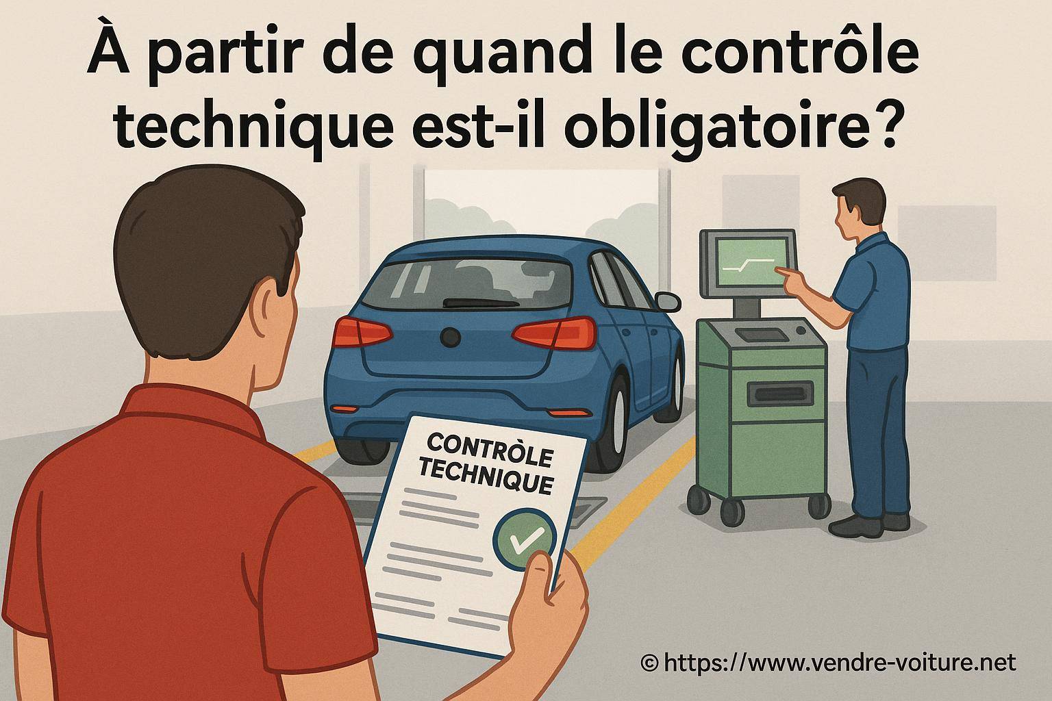 À partir de quand le contrôle technique devient-il obligatoire ?