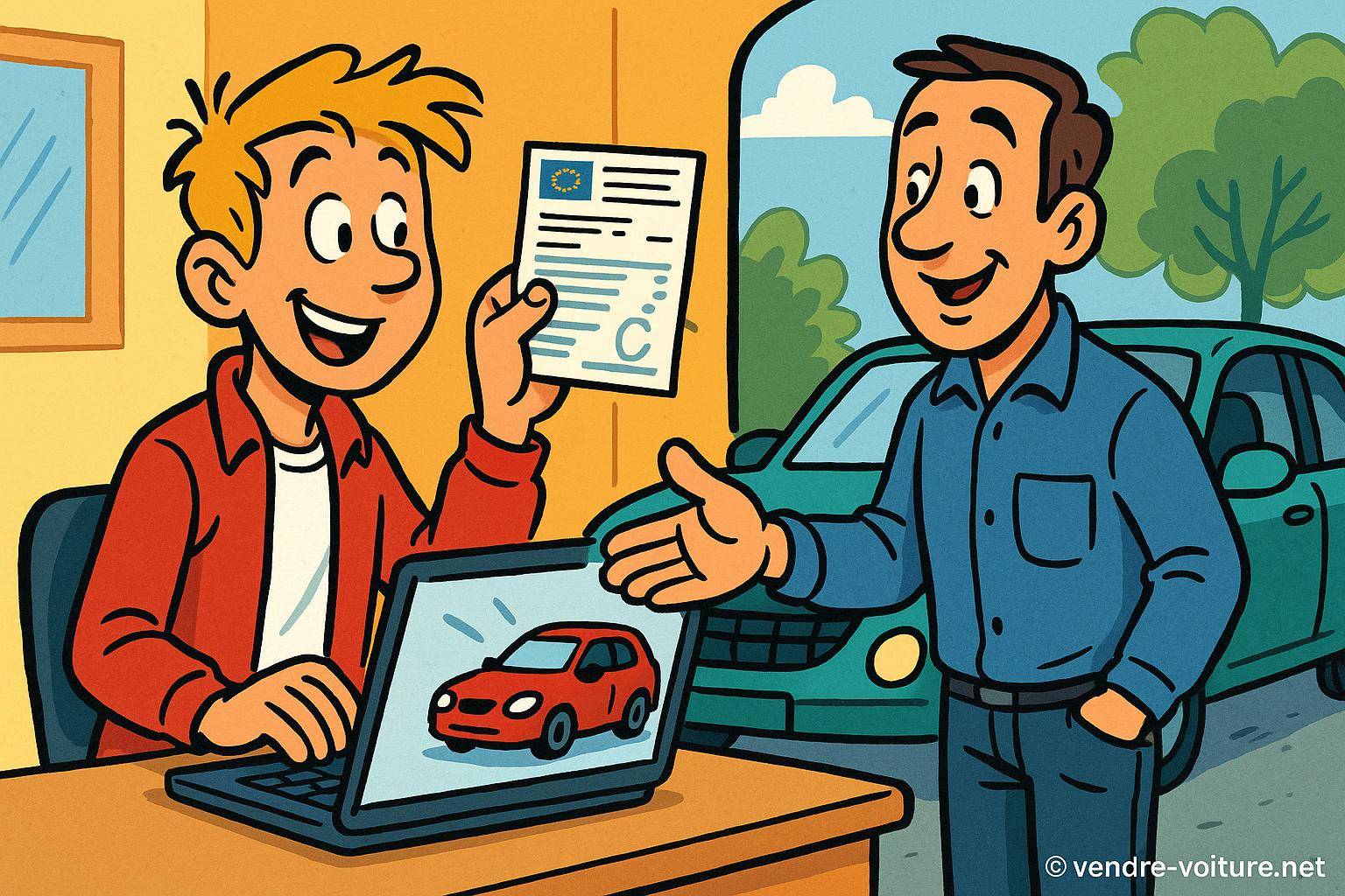 transaction achat vente voiture