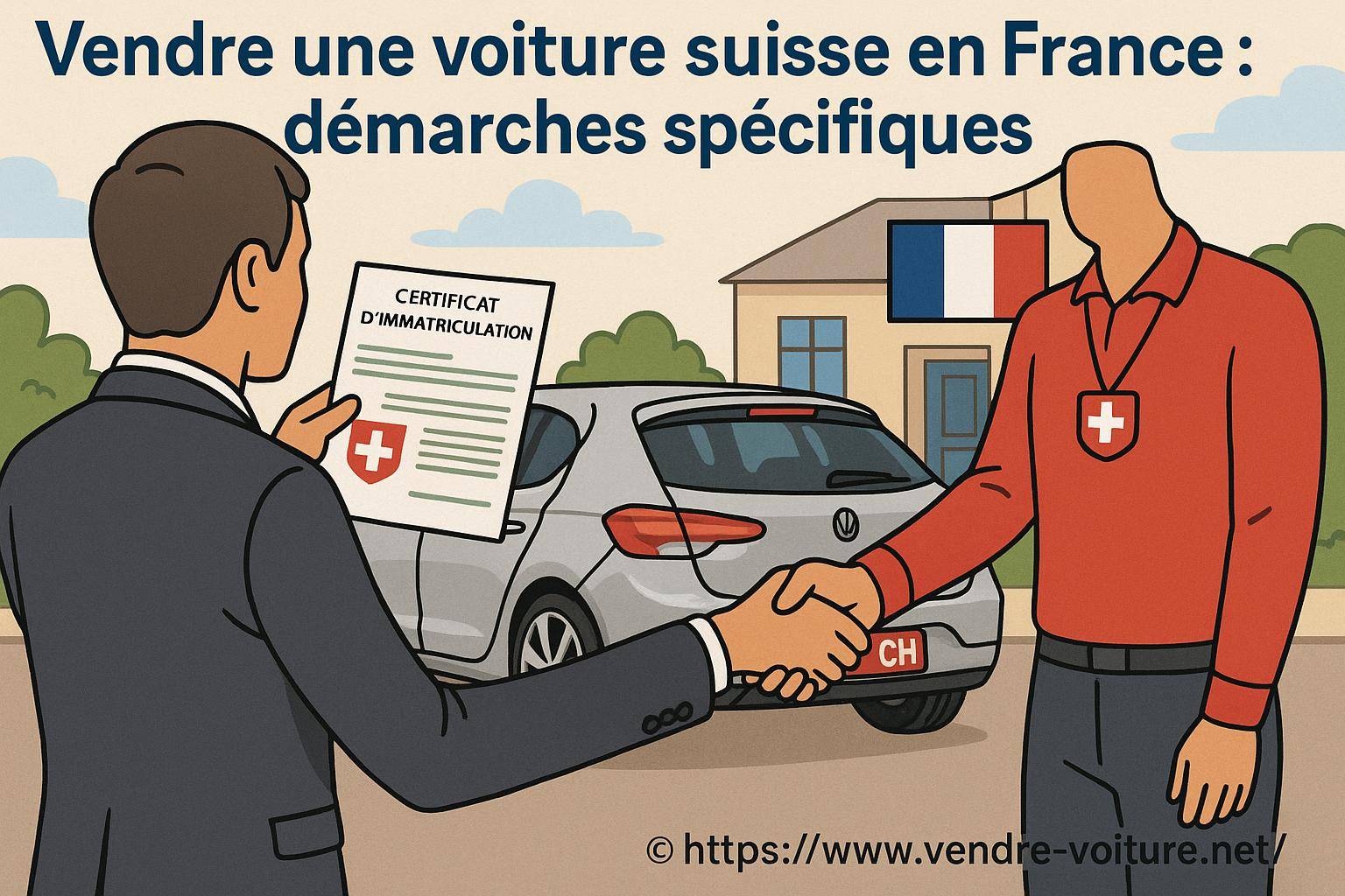 Vendre une voiture suisse en france : quelles démarches spécifiques suivre