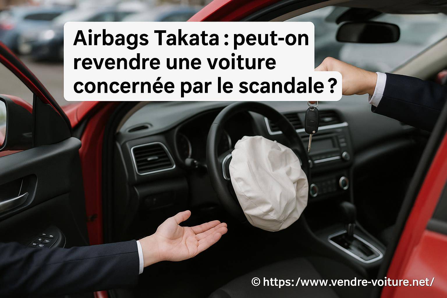 Airbags Takata : peut-on revendre une voiture concernée en 2025 ?