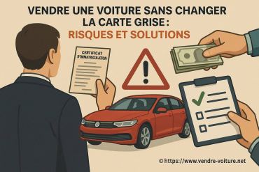 Vendre une voiture sans changer la carte grise : quels risques et quelles solutions