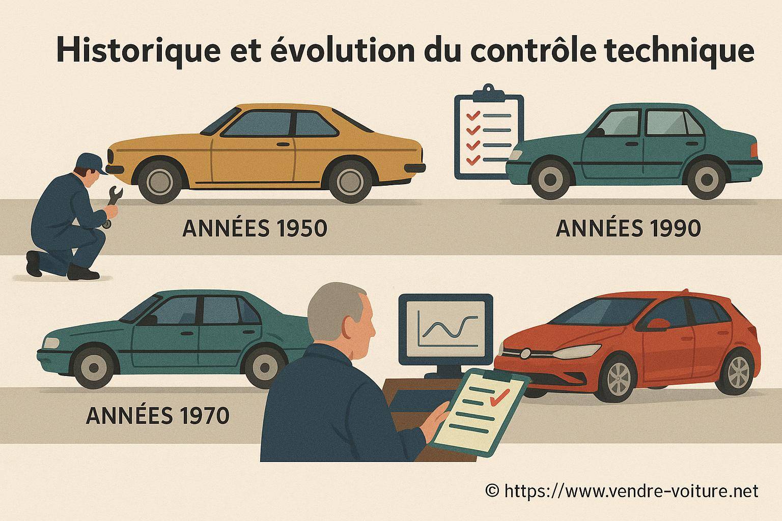 Historique et évolution du contrôle technique automobile