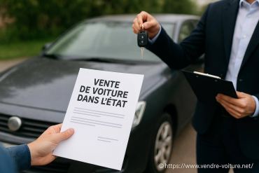 Vendre une voiture dans l'état : que faut-il savoir avant de conclure