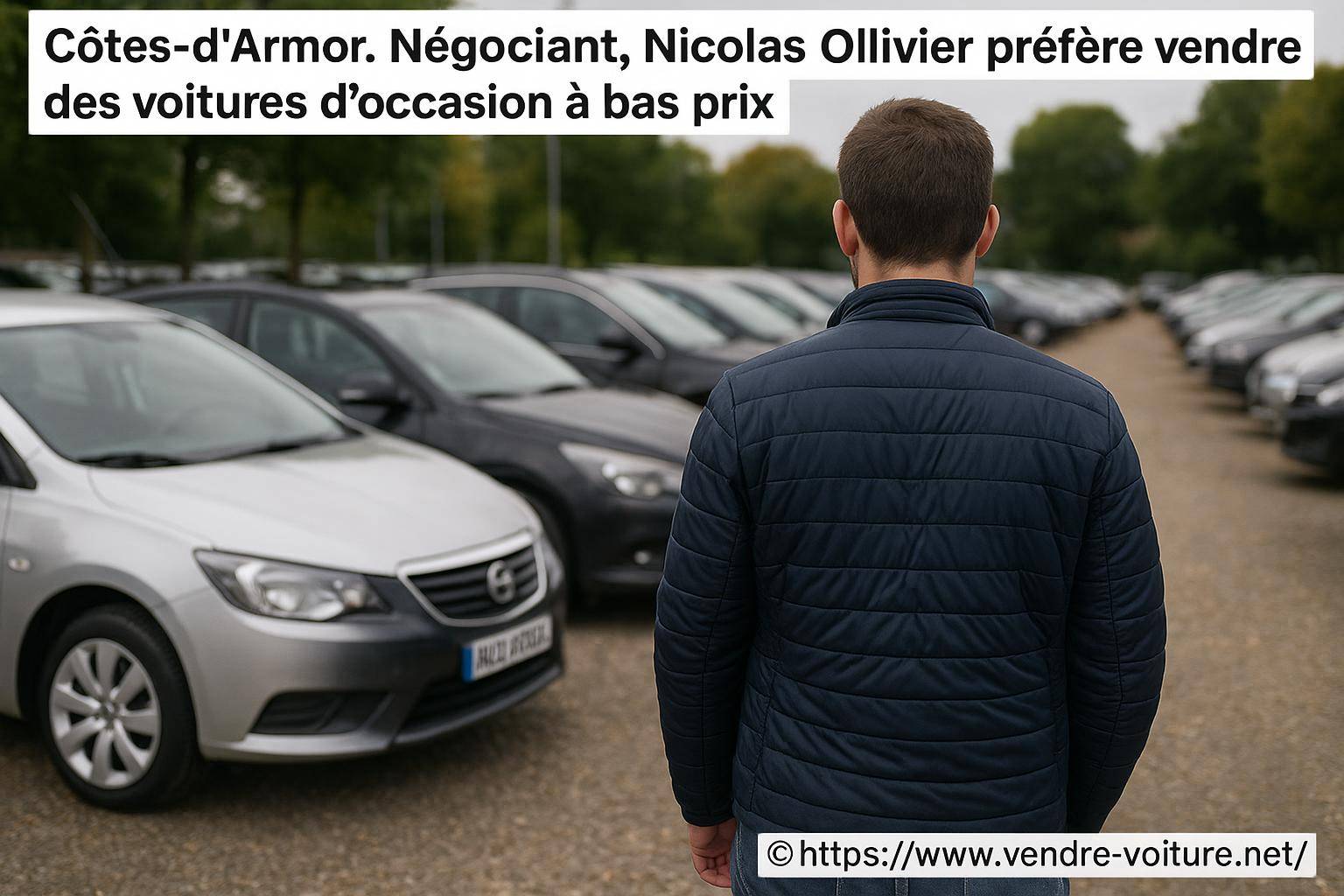 Nicolas ollivier, négociant en voitures d'occasion à bas prix dans les Côtes-d'Armor