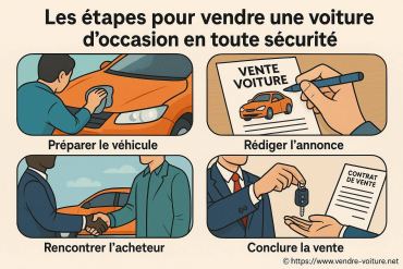 Les étapes pour vendre une voiture d'occasion en toute sécurité