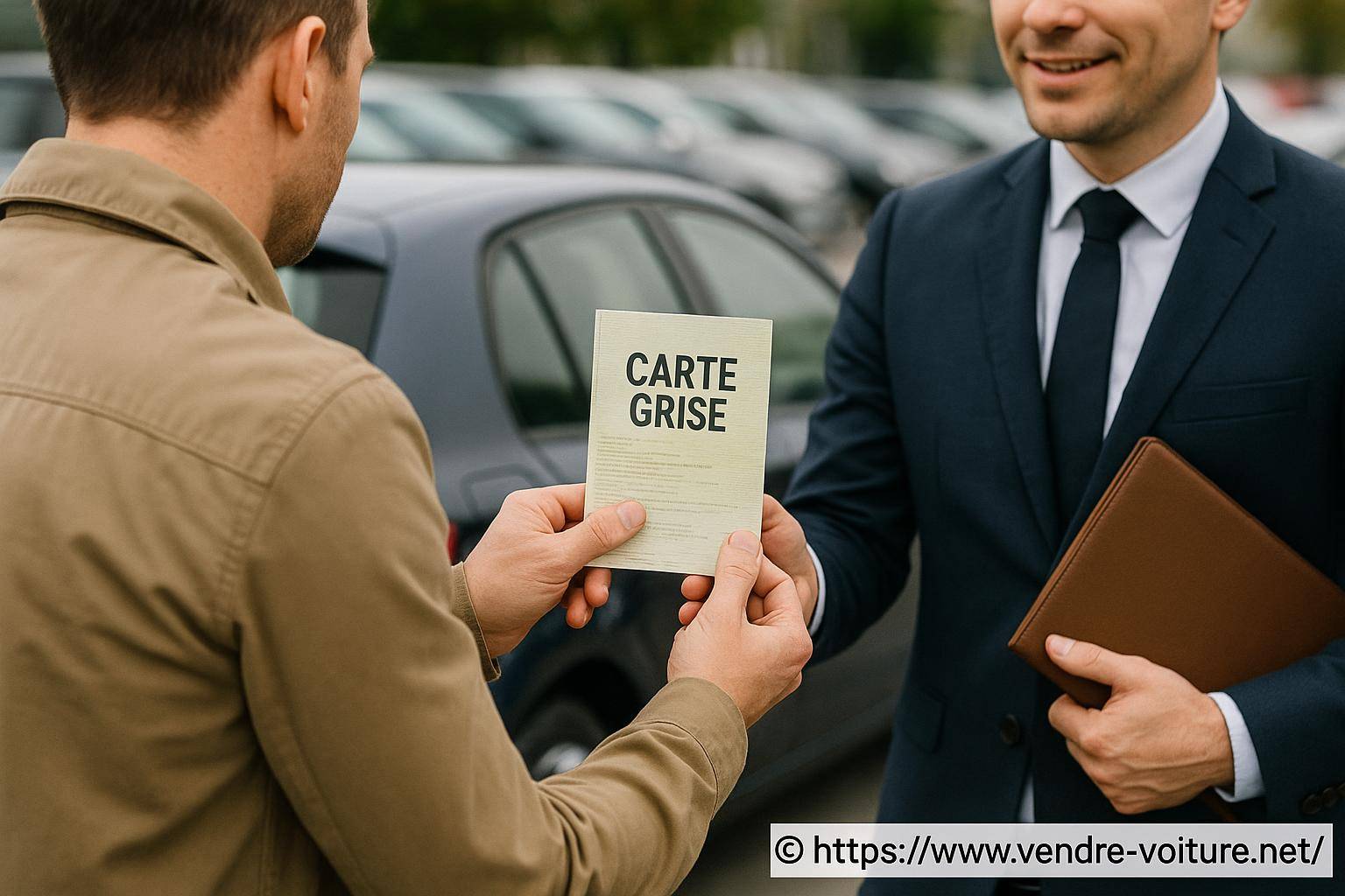 Vente de voiture d'occasion : qui conserve la carte grise ?