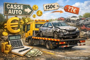 Quel est le coût d'un remorquage vers la casse auto ?