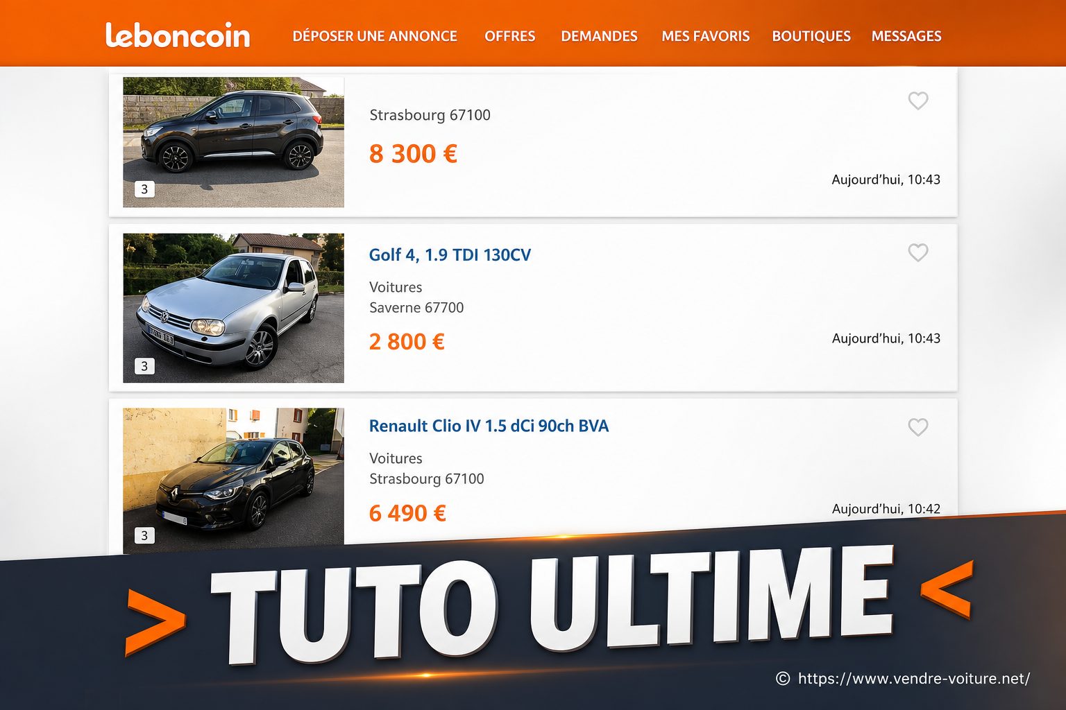 Vendre sa voiture sur LeBonCoin : annonce, prix, photos et sécurité