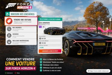 Comment vendre une voiture sur forza horizon 4 facilement